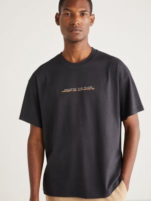 Oversize kokvilnas krekls ar apdruku Grimelange