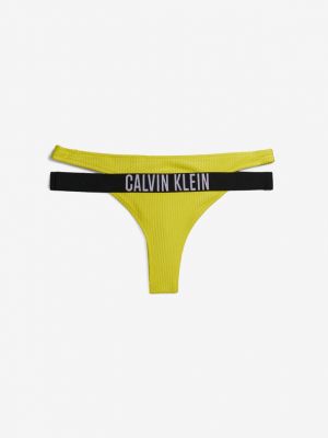 Nylonowy strój kąpielowy dwuczęściowy Calvin Klein Underwear - żółty