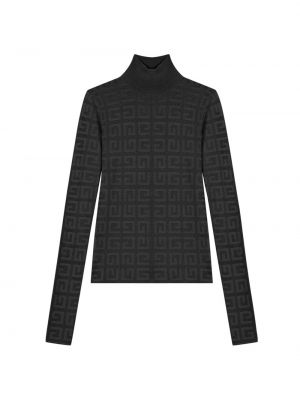 Кружевной свитер с монограммой Givenchy черный
