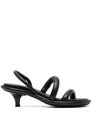 Kožené sandále s otvorenou pätou Marsèll čierna