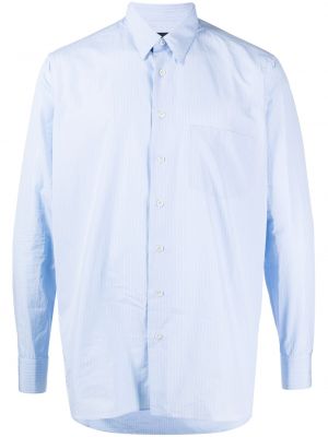 Pruhovaná bavlnená košeľa s potlačou Lardini