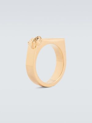 Prsten Versace zlatna