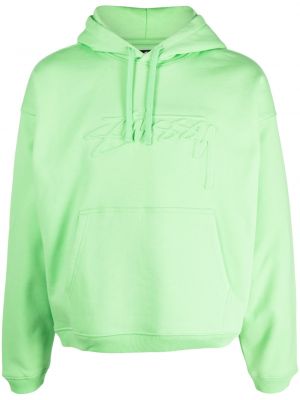 Hoodie Stüssy grön