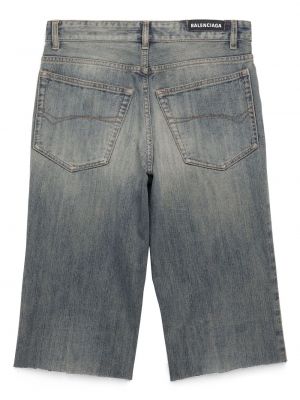Shorts en jean Balenciaga bleu