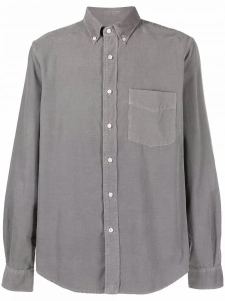 Camisa con botones con bolsillos Aspesi gris