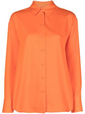 Πουκάμισο Calvin Klein πορτοκαλί