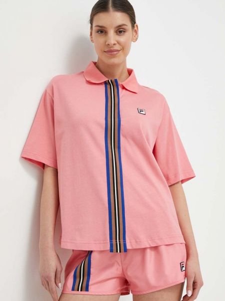 Polo majica Fila ružičasta