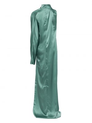 Drapované večerní šaty Atlein zelené