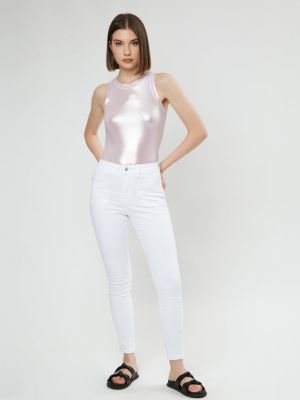 Jeans skinny Influencer blanc