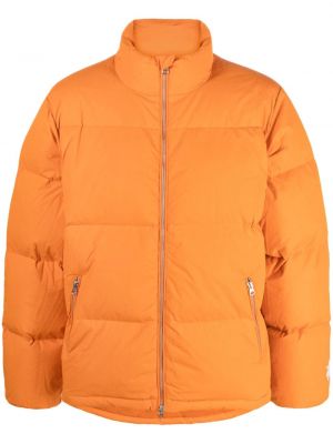 Pernata jakna s vezom Stüssy narančasta