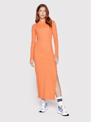 Плетена плетена рокля slim Sprandi оранжево