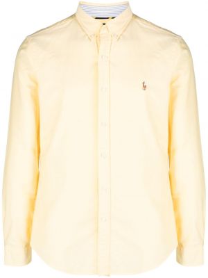 Pamut hímzett ing Polo Ralph Lauren sárga