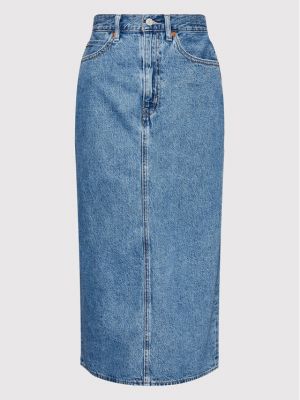 Spódnica jeansowa '70s A1957-0000 Niebieski Regular Fit Levi's