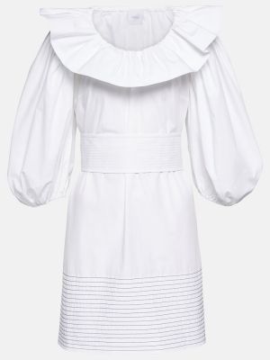 Kleid aus baumwoll Patou weiß