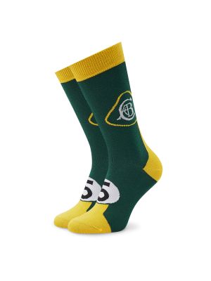 Ψηλές κάλτσες με τακούνι με τακούνι Heel Tread πράσινο