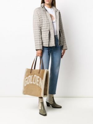 Wildleder shopper handtasche Golden Goose