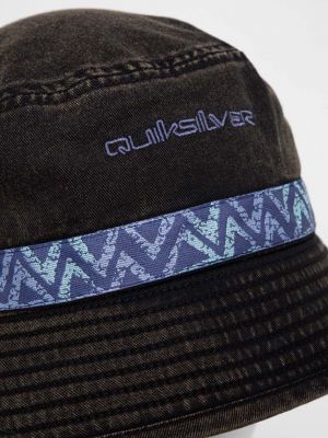 Pamučni šešir Quiksilver crna