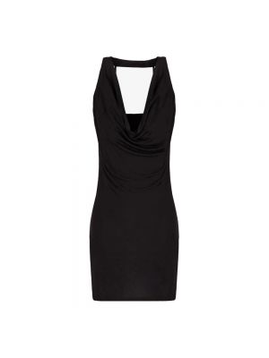Sukienka mini z wiskozy Armani Exchange czarna