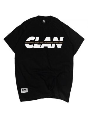 Koszulka z krótkim rękawem Clan czarna
