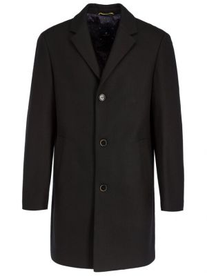 Vlněný kabát Pierre Cardin černý