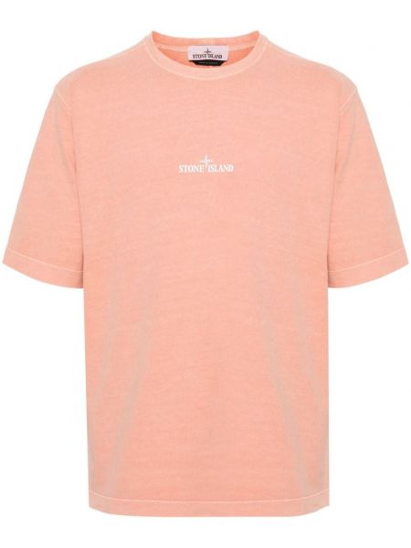 T-shirt Stone Island orange