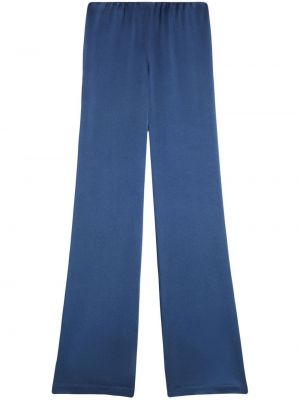 Pantaloni a vita alta Ami Paris blu