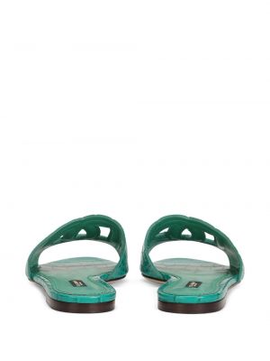 Sandály Dolce & Gabbana zelené