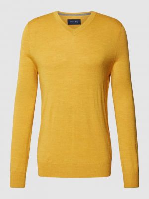 Dzianinowy sweter Christian Berg Men żółty
