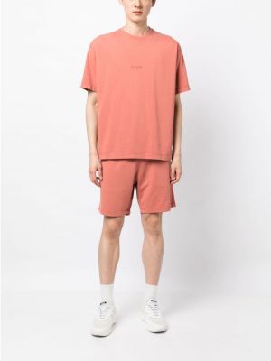 T-shirt brodé en coton Paul Smith orange