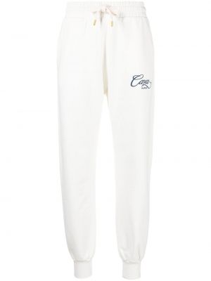 Sportovní kalhoty s výšivkou Casablanca bílé
