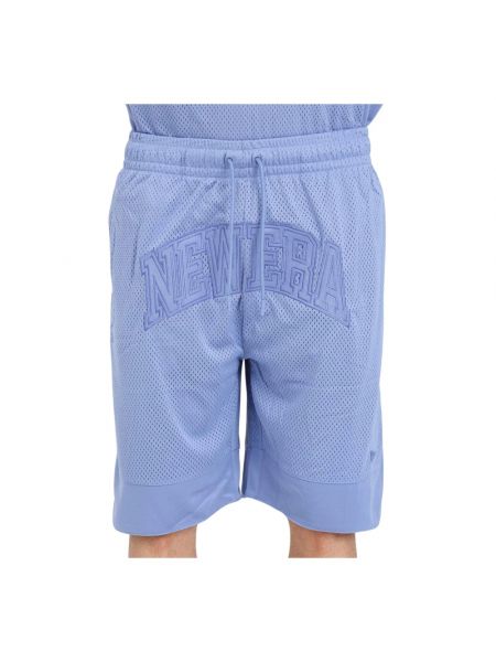 Mesh shorts New Era blau