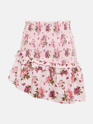 Květinové bavlněné mini sukně Loveshackfancy