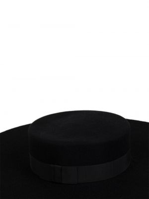 Čepice s mašlí Nina Ricci černý
