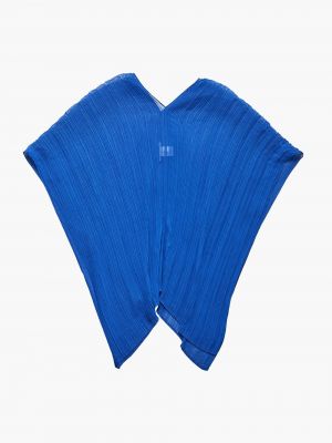 Плиссированный шарф Pleats Please Issey Miyake синий