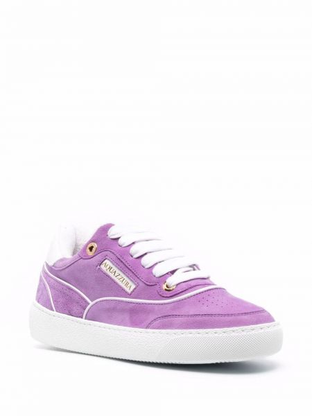 Zapatillas de ante Aquazzura violeta