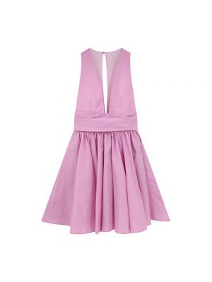 Sukienka mini bez rękawów Pinko różowa