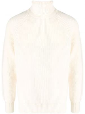 Вълнен пуловер Lardini бяло