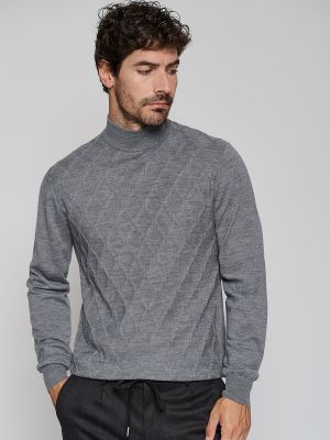 Jersey de lana de tela jersey Roberto Verino gris