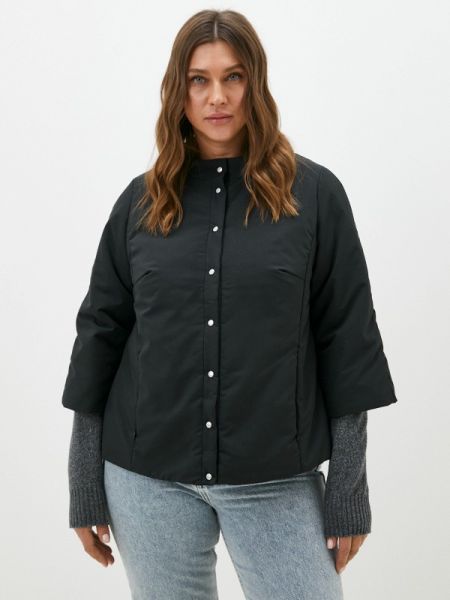 Утепленная демисезонная куртка Notte Bianca черная