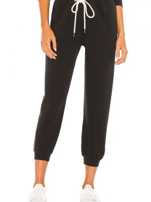 Брюки The Great The Cropped Sweatpant, Almost Black