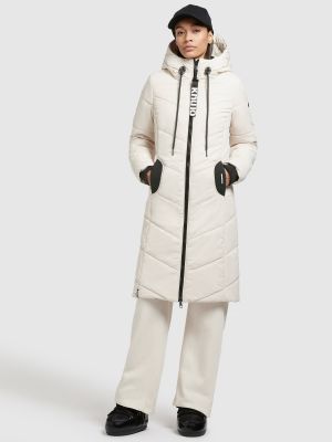khujo Zimný kabát 'Aribay 3'  šedobiela