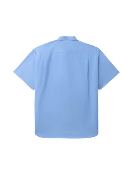 Camisa con bordado Comme Des Garçons azul