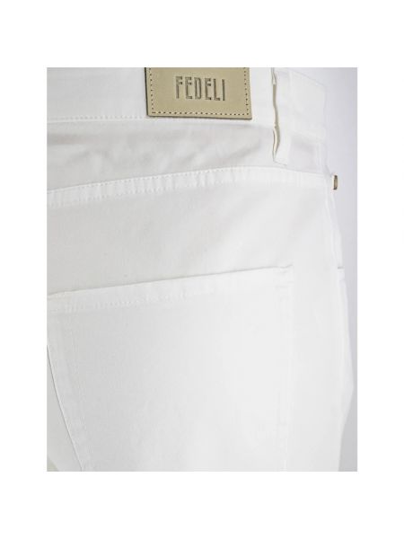 Pantalones rectos Fedeli blanco