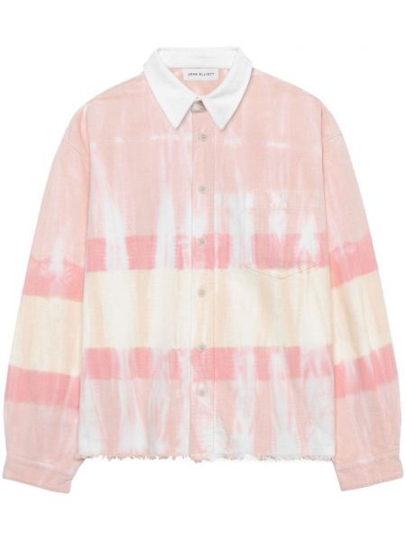 Košulja tie-dye John Elliott ružičasta