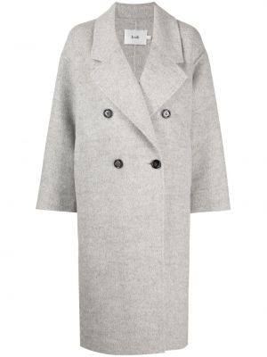 Mantel ausgestellt B+ab grau