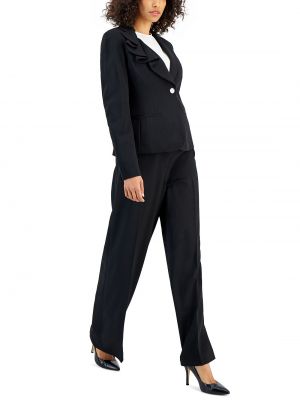 Асимметричный костюм с рюшами Nipon Boutique черный