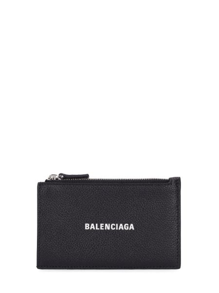 Cartera de cuero con cremallera Balenciaga