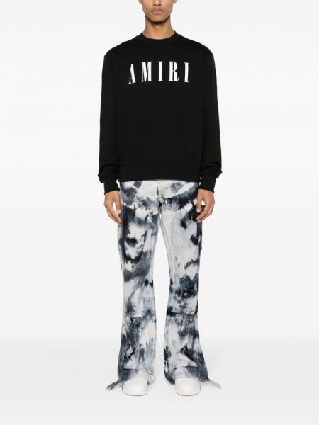 Sweatshirt aus baumwoll mit print Amiri schwarz