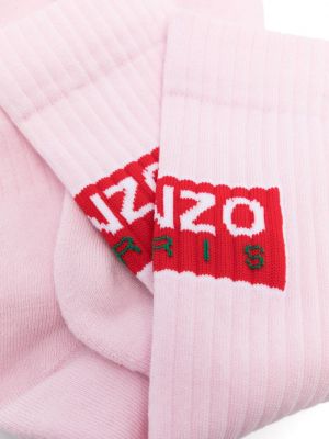 Chaussettes à imprimé Kenzo rose