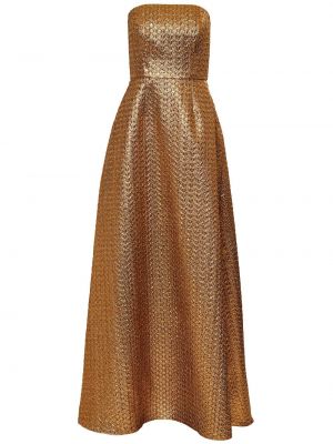 Estélyi ruha Carolina Herrera aranyszínű